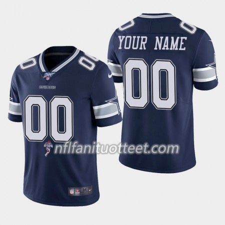 Miesten Dallas Cowboys NFL Pelipaita Custom Nike Navy Sininen 100th